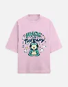 Men Oversize Classic Pink Tee