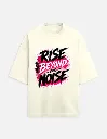 Men Oversized Classic Off White Tee