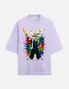Men Oversized Classic Lavender Tee
