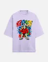Men  Oversized Classic  Lavender Tee