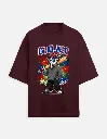 Men Oversized Classic Maroon Tee